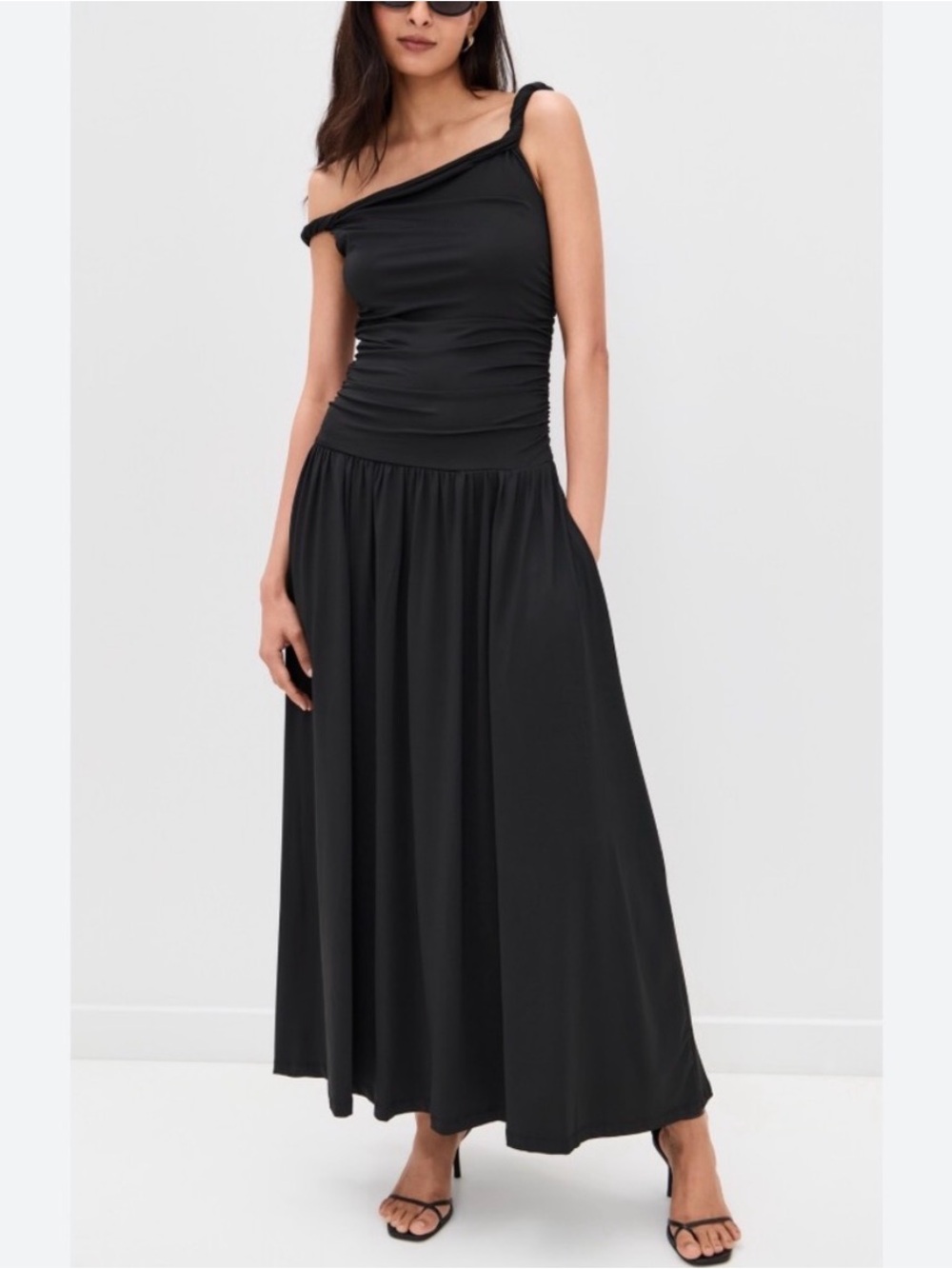 NEW Nia Formal Black Maxi Dress, Karina Dress Size S